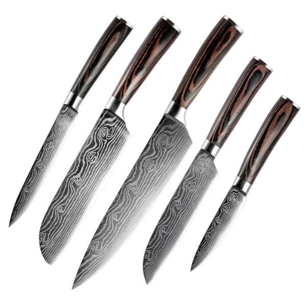 Conjunto de 5 facas de cozinha HACC4503
